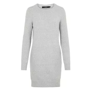 Короткое платье Vero Moda Doffy O-Neck Noos, серый