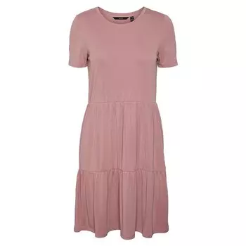 Короткое платье Vero Moda Filli Calia, розовый
