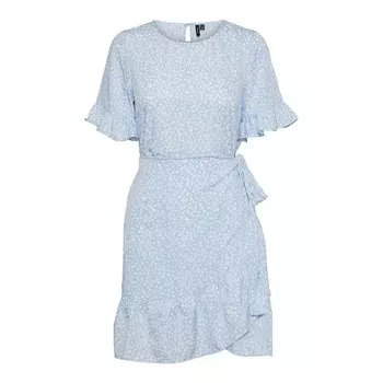 Короткое платье Vero Moda Henna 2/4 Short Sleeve, розовый