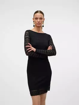 Короткое платье Vero Moda Kleid Zoe, черный