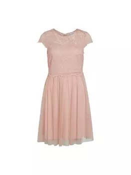 Короткое платье Vila Lynnea, розовый