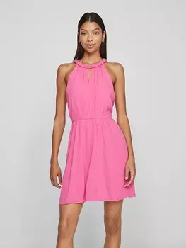 Короткое платье Vila, розовый