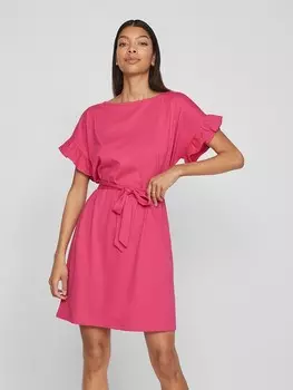 Короткое платье Vila, розовый