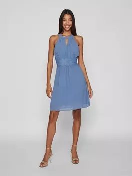 Короткое платье Vila, синий