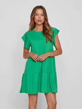 Короткое платье Vila, зеленый