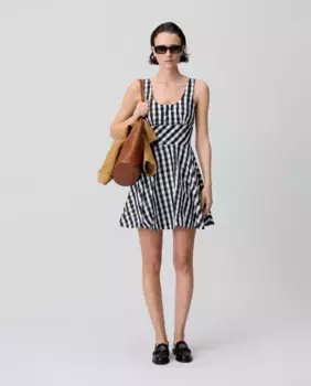 Короткое платье в стиле скейтер Claudie Pierlot, мультиколор