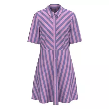 Короткое платье Yas Savanna 3/4 Sleeve, фиолетовый