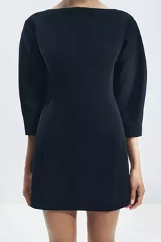 Короткое платье ZARA, черный