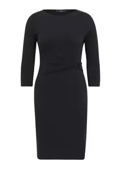 Короткое платье Zero Minikleid mit Raffung, цвет Black Beauty