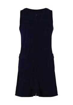 Короткое пляжное платье Mix & Match для женщин ROSA FAIA, темно-синий