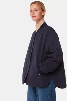 Короткое стеганое пальто Ida Whistles, синий