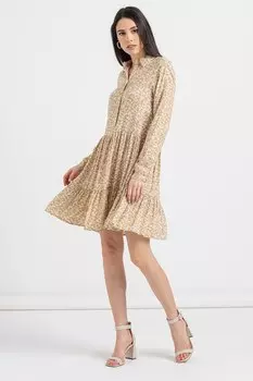 Короткое укороченное платье United Colors Of Benetton, белый