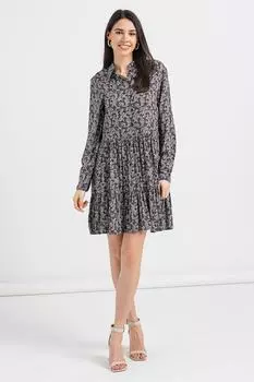 Короткое укороченное платье United Colors Of Benetton, черный