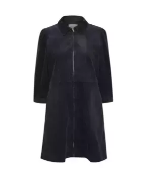 Короткое вельветовое платье Part Two, черный