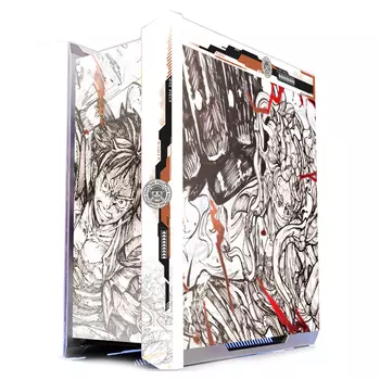 Корпус ASUS ROG Strix Helios GX601 Custom One Piece Theme, Mid Tower, белый/рисунок