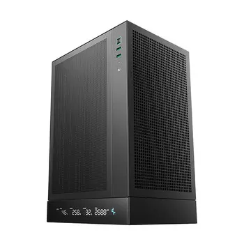 Корпус DeepCool CH170 DIGITAL, Mini Tower, чёрный