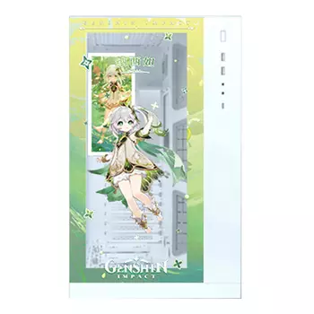 Корпус Lian Li Bauhaus O11D Custom Nahida, Full Tower, белый/рисунок