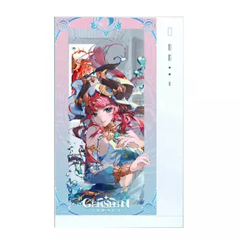 Корпус Lian Li Bauhaus O11D Custom Nilou, Full Tower, белый/рисунок