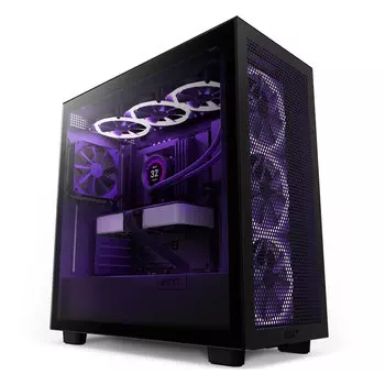 Корпус NZXT H7 Flow RGB, Mid Tower, черный