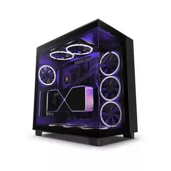 Корпус NZXT H9 Elite, ATX/Micro-ATX, Mid Tower, черный