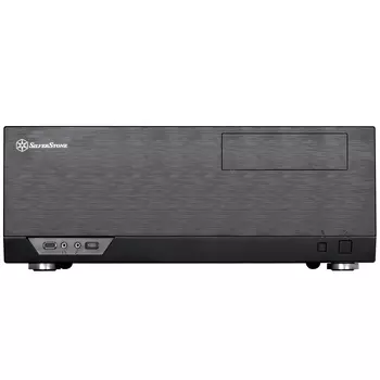 Корпус SilverStone GD09, Desktop, SST-GD09B-C, черный