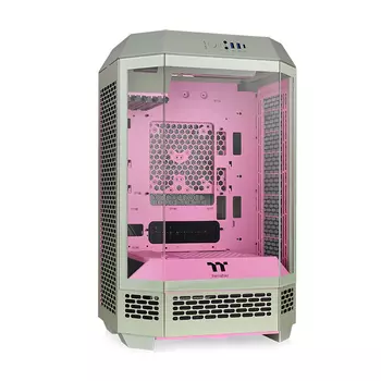 Корпус Thermaltake The Tower 300, Mini Tower, зеленая матча/розовый