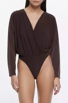 Корпус в форме крыла летучей мыши River Island, коричневый