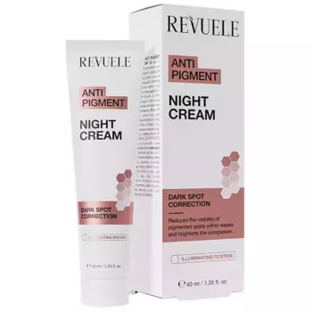 Коррекция темных пятен Anti Pigment Night Cream Revuele, 40 ml
