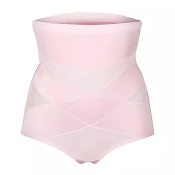 Корректирующее белье для женщин с высокой талией, корректирующее белье, трусики для похудения Unique Bargains, розовый