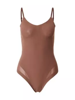 Корректирующее боди Calvin Klein Underwear, коричневый