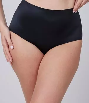Корректирующие атласные трусики Spanx, черный