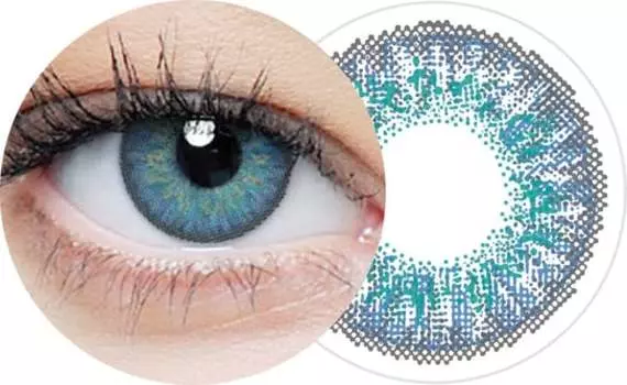 Корректирующие линзы 55 Изумрудный -4,50 Clearlab, Clearcolor, синий