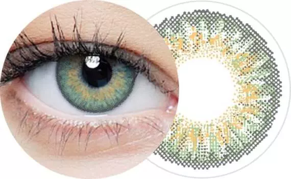 Корректирующие линзы 55 Зеленый -3,75 Clearlab, Clearcolor, зеленый