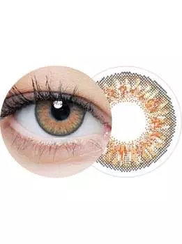 Корректирующие линзы Clearcolor 55, Мандарин-1,50, 2 шт. Clearlab, коричневый