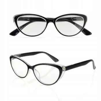 Корректирующие очки «кошачий глаз» CATS черные +3,5, OK-CAT-CZRN +3,5, Aleszale
