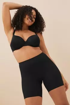 Корректирующие шорты с высокой талией — 2 пары Marks & Spencer, синий
