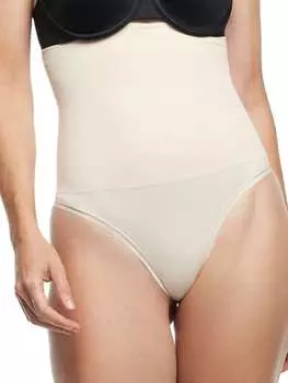 Корректирующие стринги с высокой талией Yummie by Heather Thomson Nude