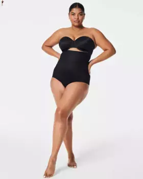 Корректирующие трусики с высокой талией Spanx, черный