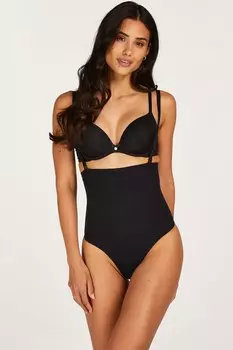 Корректирующие трусики со стрингами Hunkemoller, черный