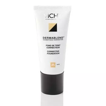 Корректирующий флюид 25 Nude, SPF 35, 30 мл Vichy, Dermablend