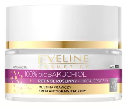 Корректирующий крем против признаков старения 70+ Eveline Cosmetics Bio Bakuchiol