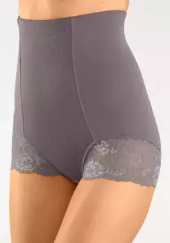 Корректирующий пояс LASCANA, из мягкой микрофибры, корректирующий износ, коричневый