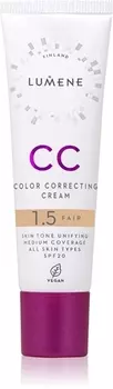 Корректирующий праймер Lumene CC Color Correcting Cream, 1.5 Fair 30 ml