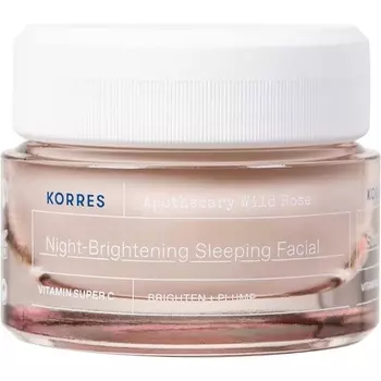 KORRES Apothecary Ночной крем с дикой розой для сияющего цвета лица 40мл