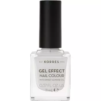 KORRES Натуральный гель-эффект для ногтей Цвет Белый Белый 11 мл