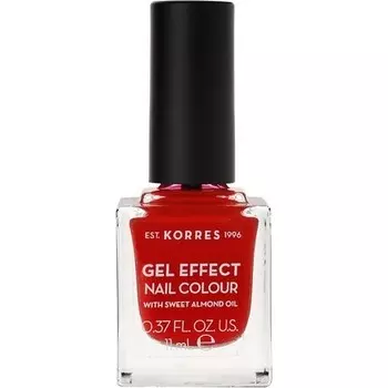 KORRES Натуральный гель-лак для ногтей Royal Red 11 мл - веганский