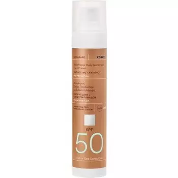 Korres Red Grape Face Осветляющий солнцезащитный крем SPF50
