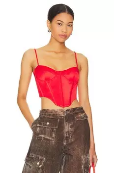 Корсет Bardot x REVOLVE Luminary, цвет Fire Red