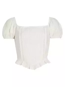 Корсет Breonna LoveShackFancy, белый