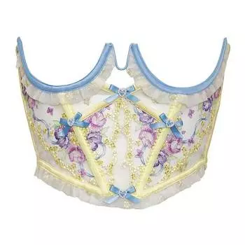 Корсет Victoria's Secret Lavender Meadows, желтый/мультиколор
